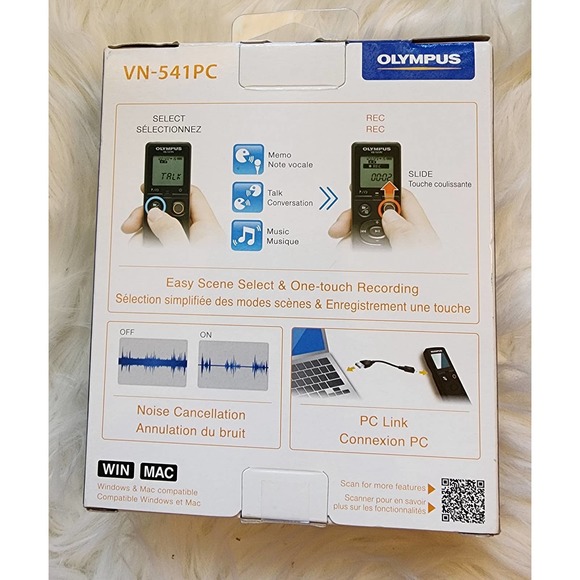 Olympus Digital Voice Recorder VN-541PC - Picture 2 of 6